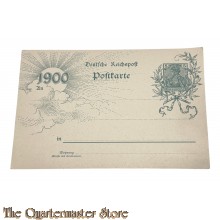 Postkarte 1900 Deutsche Reichspost