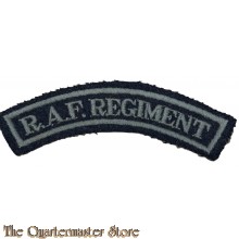 Shoulder title RAF Regiment embroided