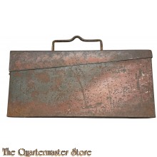 Original pre WW2 German MG 34/42 steel Ammunition Can in camo