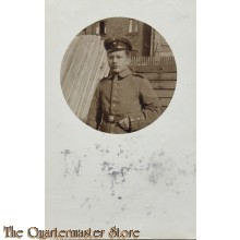 (Feld) Postkarte/Studiophoto 1915 Deutscher Soldat 