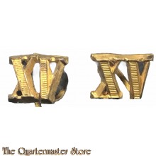 WH schulterklappenauflagen Offizier Wehrkreis XV (WH shoulderboard numerals officers set Wehrkreis XV)