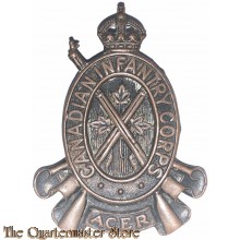 Cap badge,  Canadian Infantry Corps
