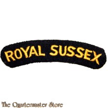 Shoulder flash Royal Sussex Regiment