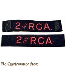 Set Shoulder flashes 2 svy RCA