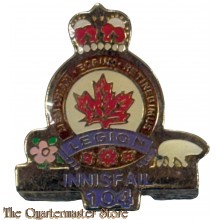 Lapel pin Royal Canadian Legion Branch #104 Innisfail, Alberta (Canada)