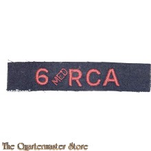 Shoulder flash 6 (medium) RCA 
