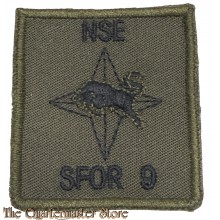 KL Borstembleem  NSE SFOR 9 (Nat Support Element, Stabilisation Force)