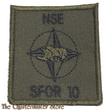 KL Borstembleem  NSE SFOR 10 (Nat Support Element, Stabilisation Force)