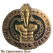 Distinctive unit insignia (DUI) Drill instructor (7M Military Post Supplies)