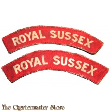 Shoulder flashes Royal Sussex (canvas)