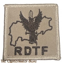 KL Borstembleem Redeployment Task Force (RDTF) uit Uruzgan (Afghanistan)
