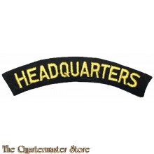 Shoulder title WW2 Civil Defence Headquarters (British Home Front)