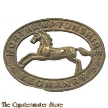 Cap badge Northamptonshire Yeomanry