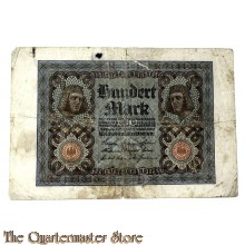 Reichsbanknote Hundert Mark 1920
