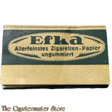'Allerfeinstes Zigaretten Papier' 'Efka' ungummiert (Efka cigarette Rolling Papers)