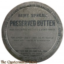 US Army WW2 Tin Army spread preserved Butter 