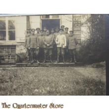 AnsichtsKarte (Mil. Postcard) photo 1916 group officers posing