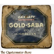 Blech dose GARBATY Gold-Saba 20 Cigaretten 1930s