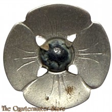 WHW Spendenabzeichen Alle Welt Blume mit Kugel (Schwartz) 21mm 