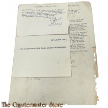 Correspondentie betreffende Comitee Nederlandsche oorlogsgewonden 1941 