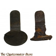 Zwei Helmnieten (2 Duitse splitpennen) bodenfund