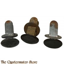 3 Ringe mit Helmnieten (3 Duitse splitpennen met ringen)