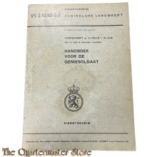 Voorschrift VS 2-1350/E1 handboek voor de Genie soldaat 1970