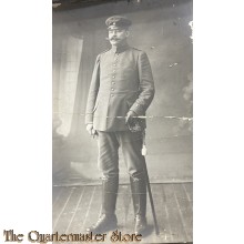 Postkarte 1915 photo Offizier mit Sabel 