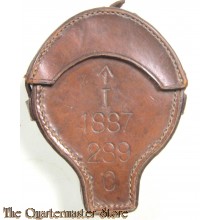 Boer War / WW1 period Prismatic leather compass pouch