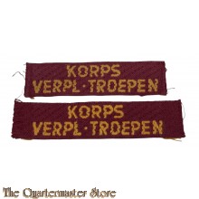 2x Straatnaam Korps Verpl Troepen