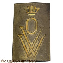 Mouwembleem O.V.W. metaal (Sleeve badge metal Volunteer Dutch east Indies)