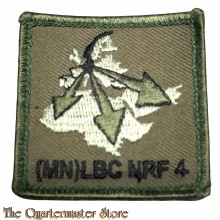 Stoffen Brevet - Defensie Multinational Logistical Base Command tijdens de vierde rotatie van de NATO Response Force (MN LBC NRF 4) 