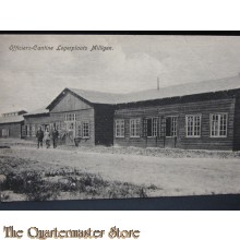 Prent briefkaart 1910 Officiers Cantine Legerplaats Millingen