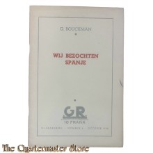 Brochure - Wij bezochten Spanje , 15e Jrg No. 6 Oktober 1948