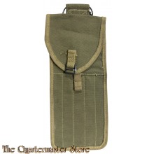 WW2 Case  M15 (.50 Cal) OD  Cleaning rod (Tas  M15 (.50 Cal) groen schoonmaakset)