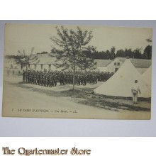 Carte Postale 1914 le Camp Dáuvours, une reveu