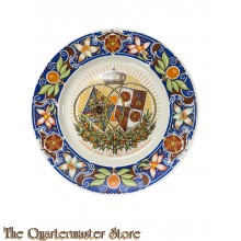 Keramieken Wandbord ter herdenking van het huwelijk HKH Juliana en ZKH Bernhard 1937