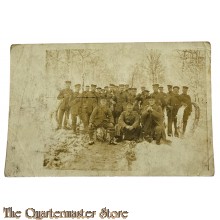 (Feld) Postkarte 1916 Deutsche Pioniere im Wald  