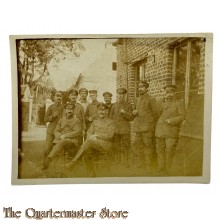 Photo 1917 Gruppe Deutsche Soldaten 