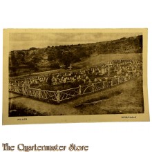 (Feld) Postkarte  1915  Ailles , Militair friedhof