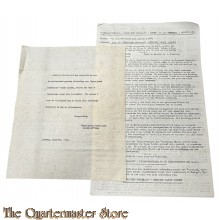 Getyped verslag "Herrijzend Nederland" no 119 London 1 augustus 1945