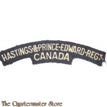 Shoulder flash Hastings & Prince Edwards Rgt Canada 1st Canadian Division