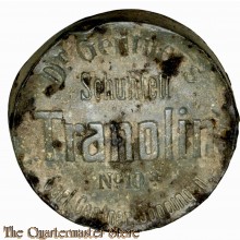 WK1 Tranolin no 10 Schuhfett (WW1 Tranolin shoe polish)