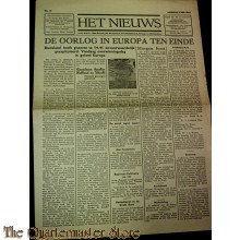 Het nieuws dinsdag 6 mei 1945 