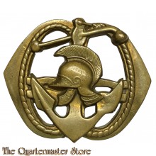 Baret embleem Regiment Ponteniers  (kleine helm)
