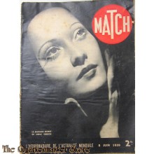 Magazine MATCH 8 juin 1939 Le mariage secret de merle Oberon