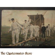 Prent briefkaart 1905 Hindernisbaan