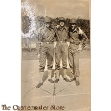 Original WW2  Photo US Army 3 enlisted soldiers