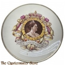 Keramiek Wandbord Koningin Wilhelmina 1898-1938