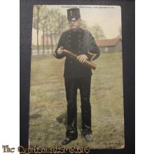 Prent briefkaart 1905 Complete batterij